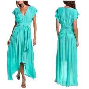Ramy Brook Blue Asymmetrical High-Low Sundress